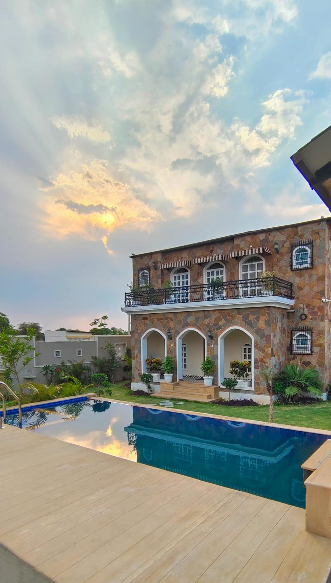 Elivaas 3 Bhk With Pvt Pool & Lush Garden - Oakwood Villa Τζαϊπούρ Εξωτερικό φωτογραφία