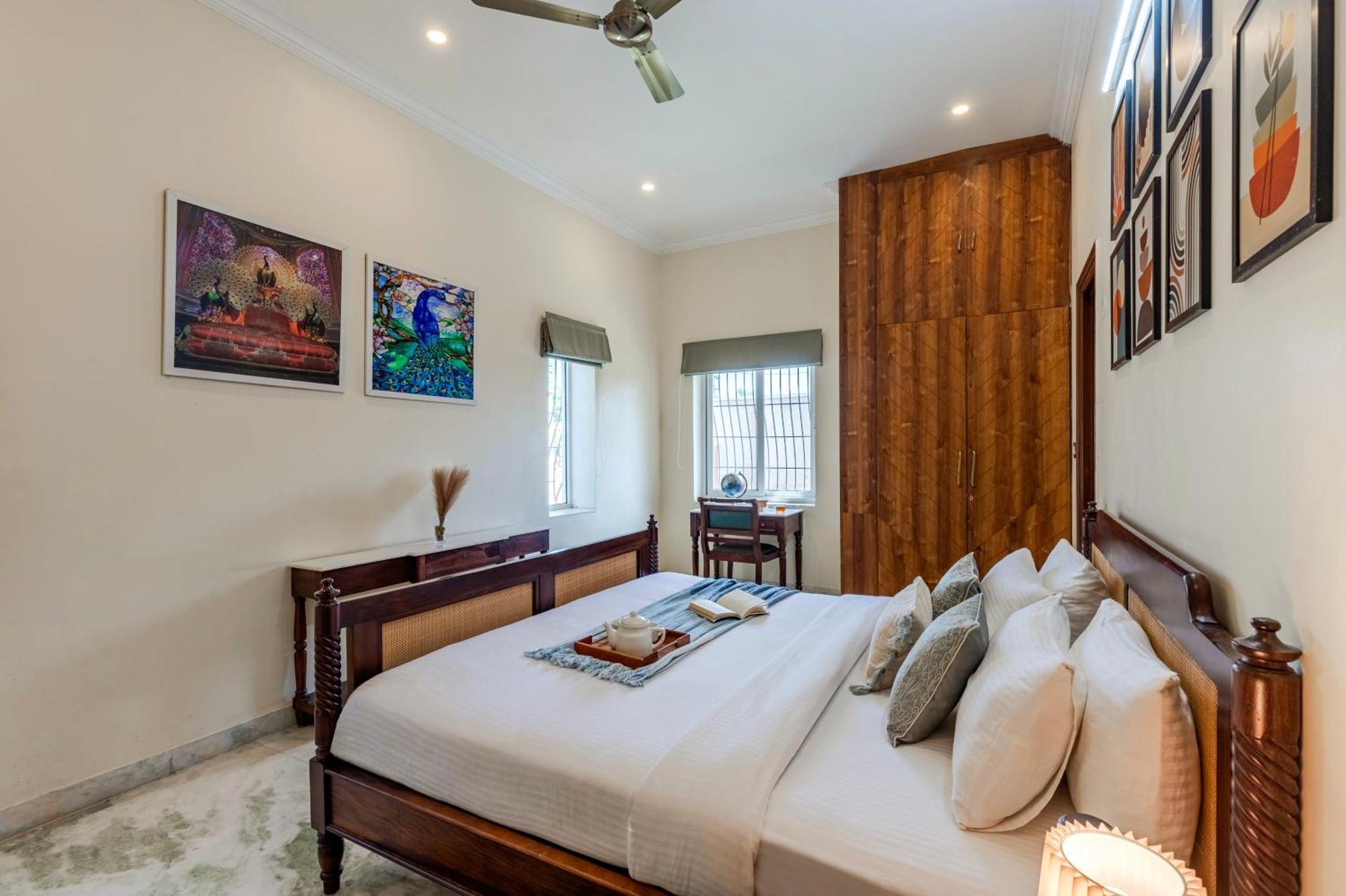 Elivaas 3 Bhk With Pvt Pool & Lush Garden - Oakwood Villa Τζαϊπούρ Εξωτερικό φωτογραφία